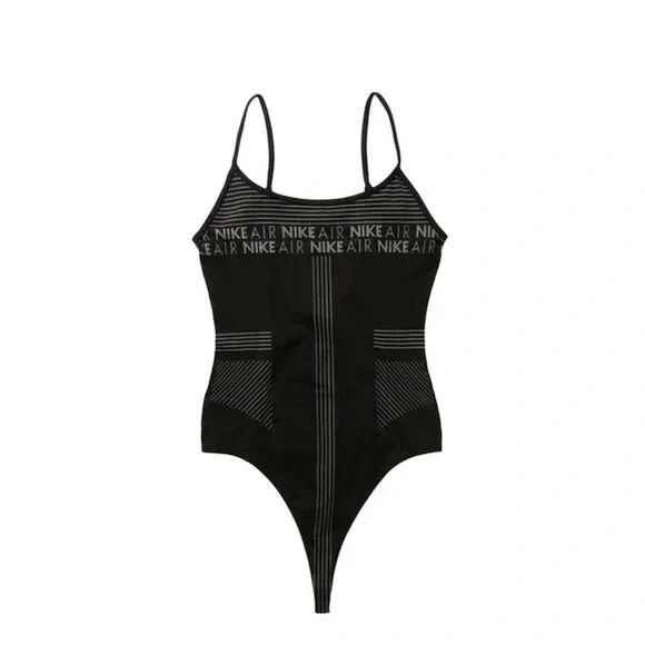 Nike Women's Black One-Piece Bodysuit - Picture 3 of 6